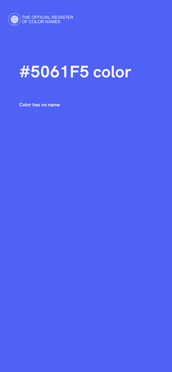 #5061F5 color image
