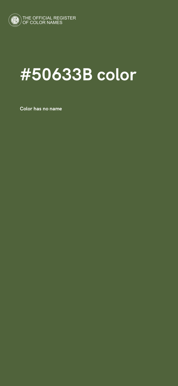 #50633B color image