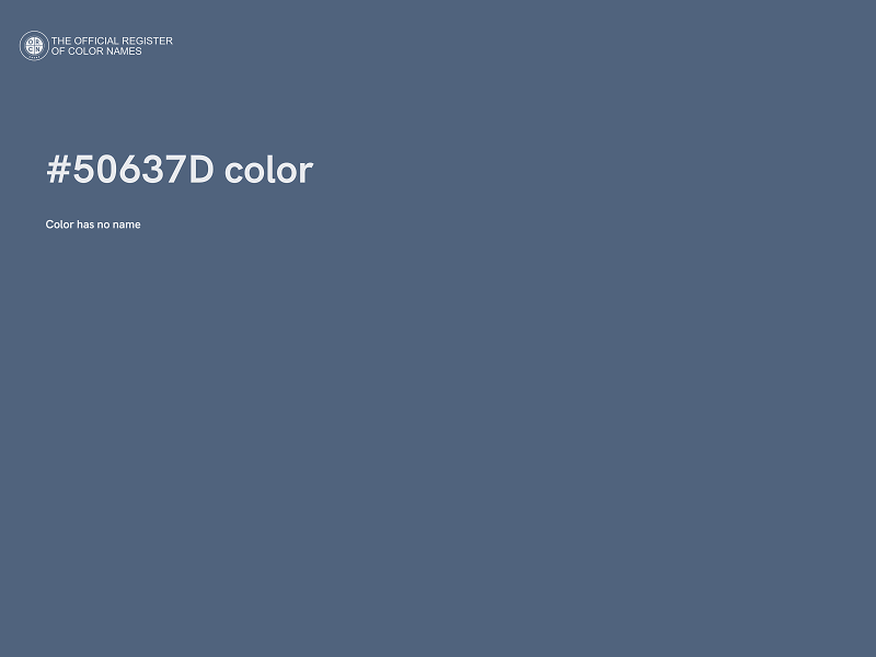 #50637D color image