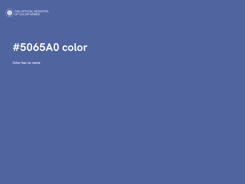 #5065A0 color image