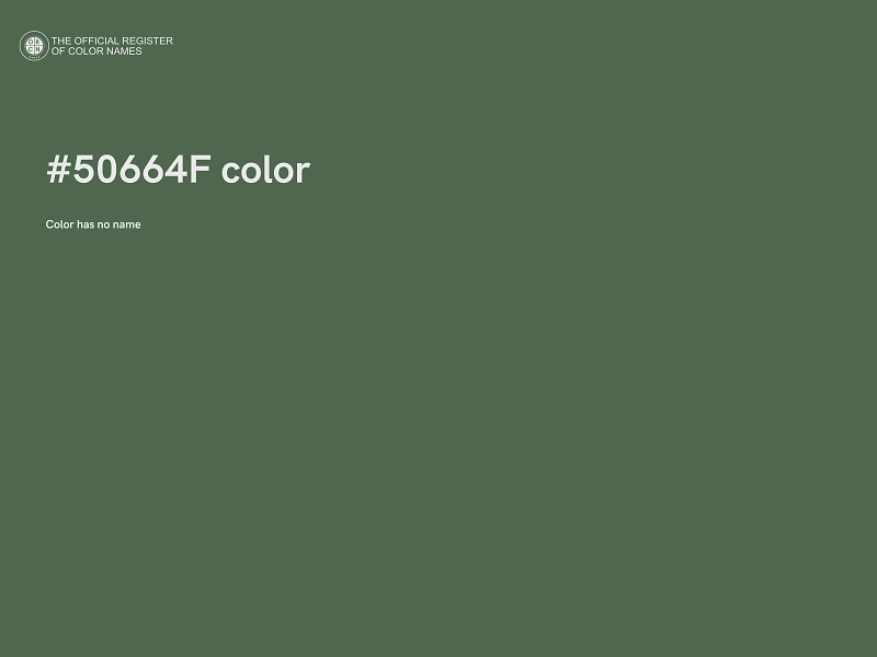#50664F color image