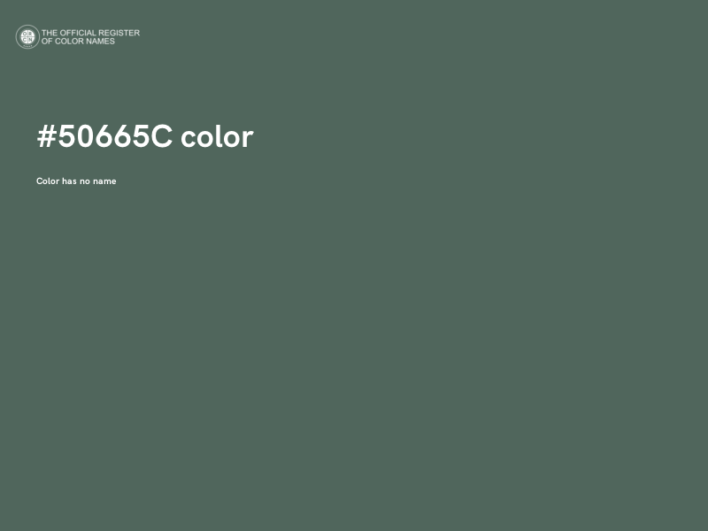 #50665C color image