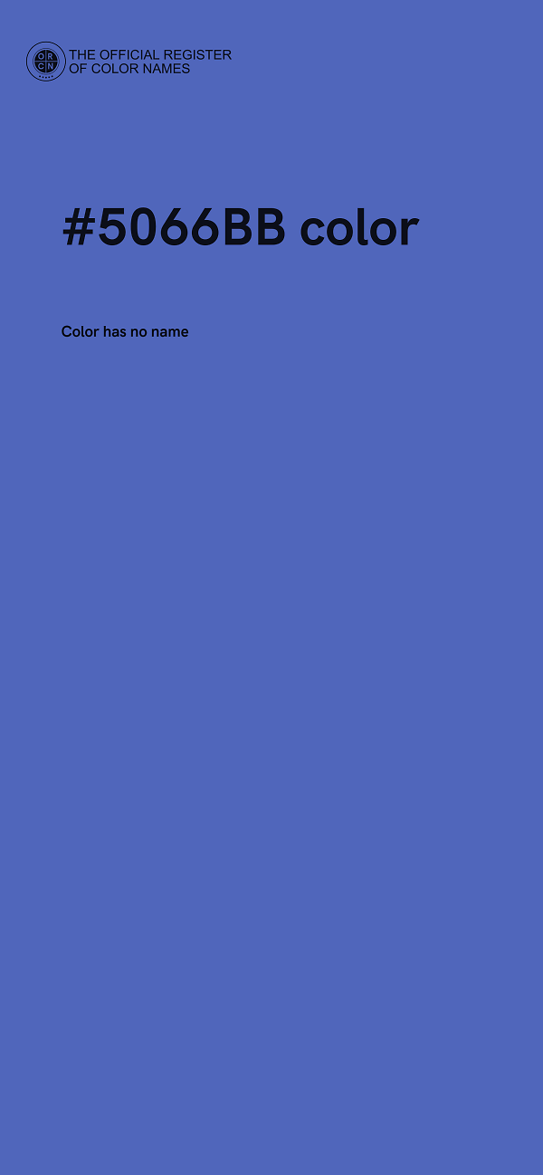 #5066BB color image