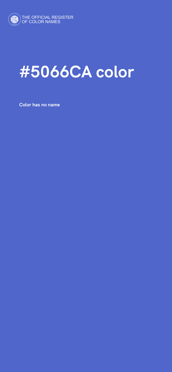 #5066CA color image