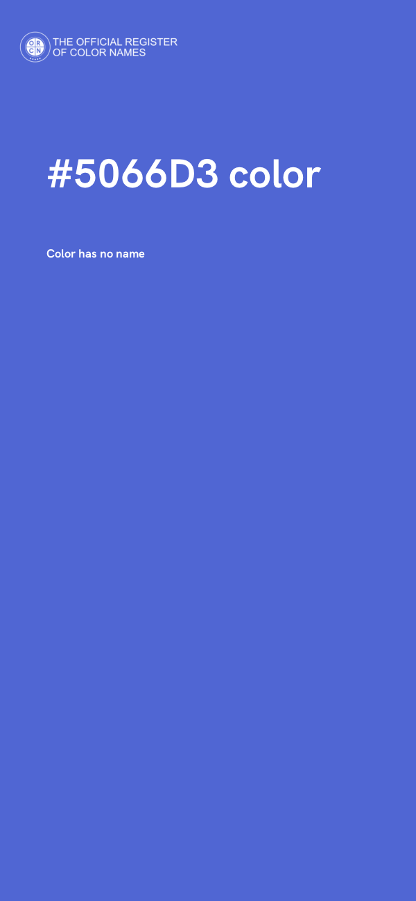 #5066D3 color image