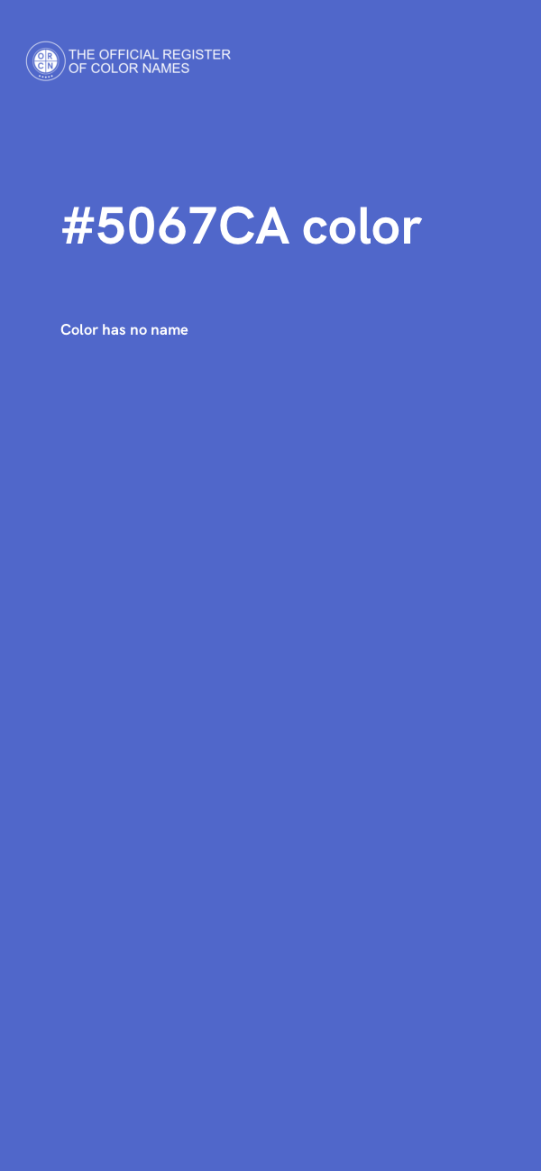 #5067CA color image
