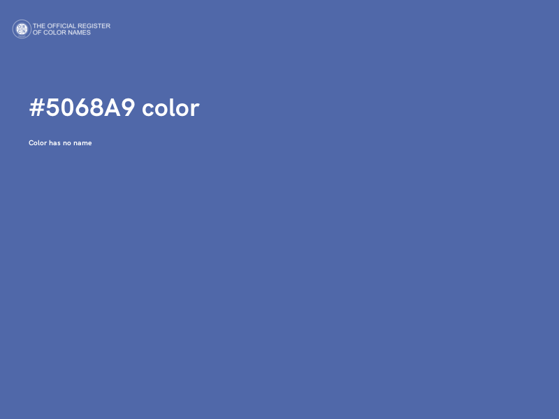 #5068A9 color image