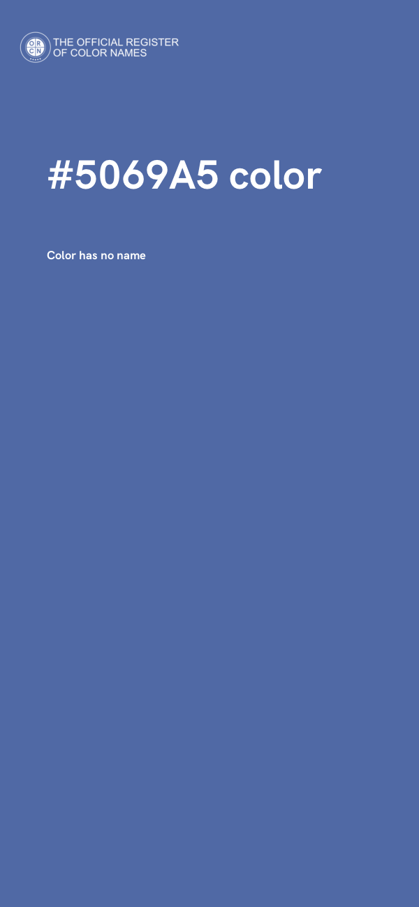 #5069A5 color image