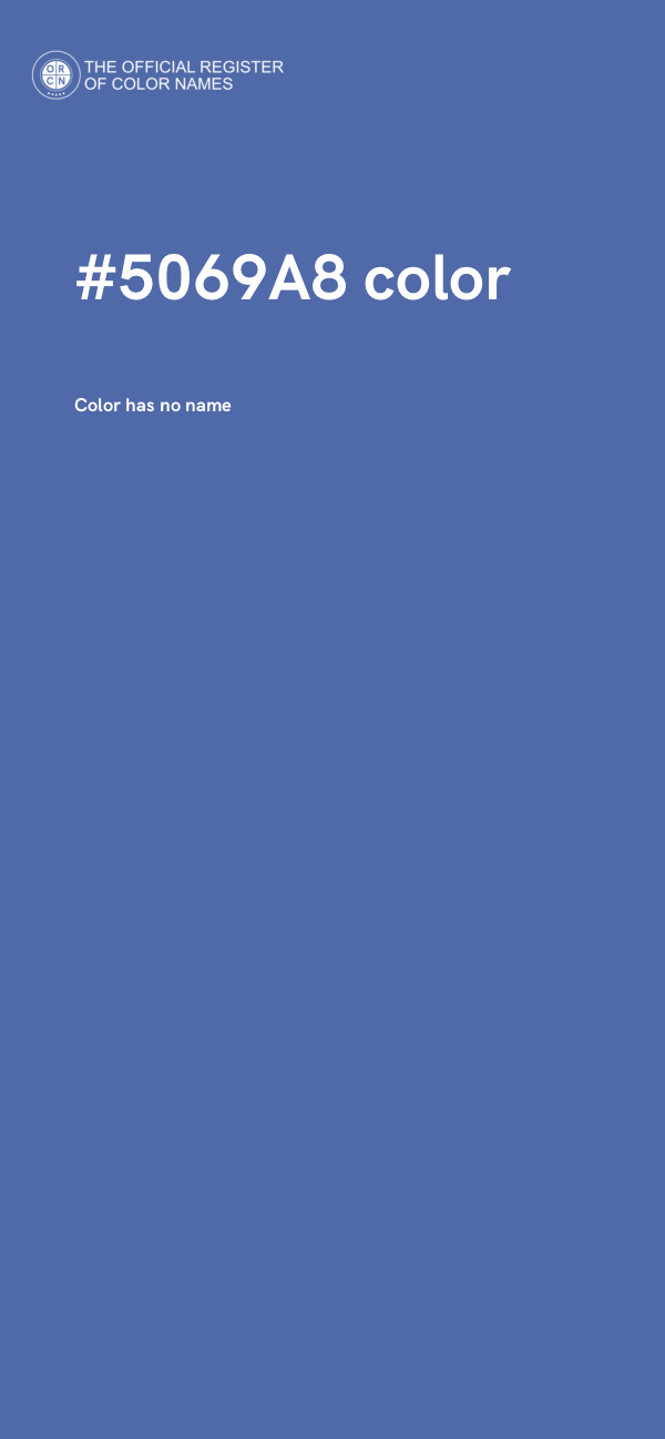 #5069A8 color image