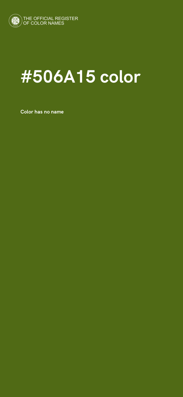 #506A15 color image