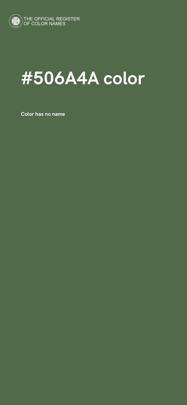 #506A4A color image