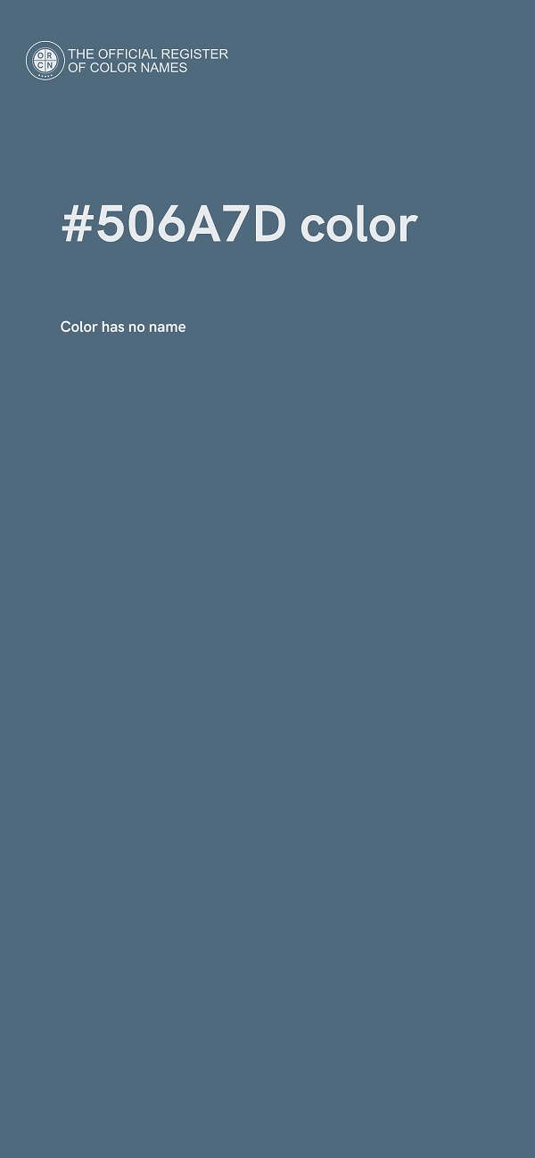 #506A7D color image