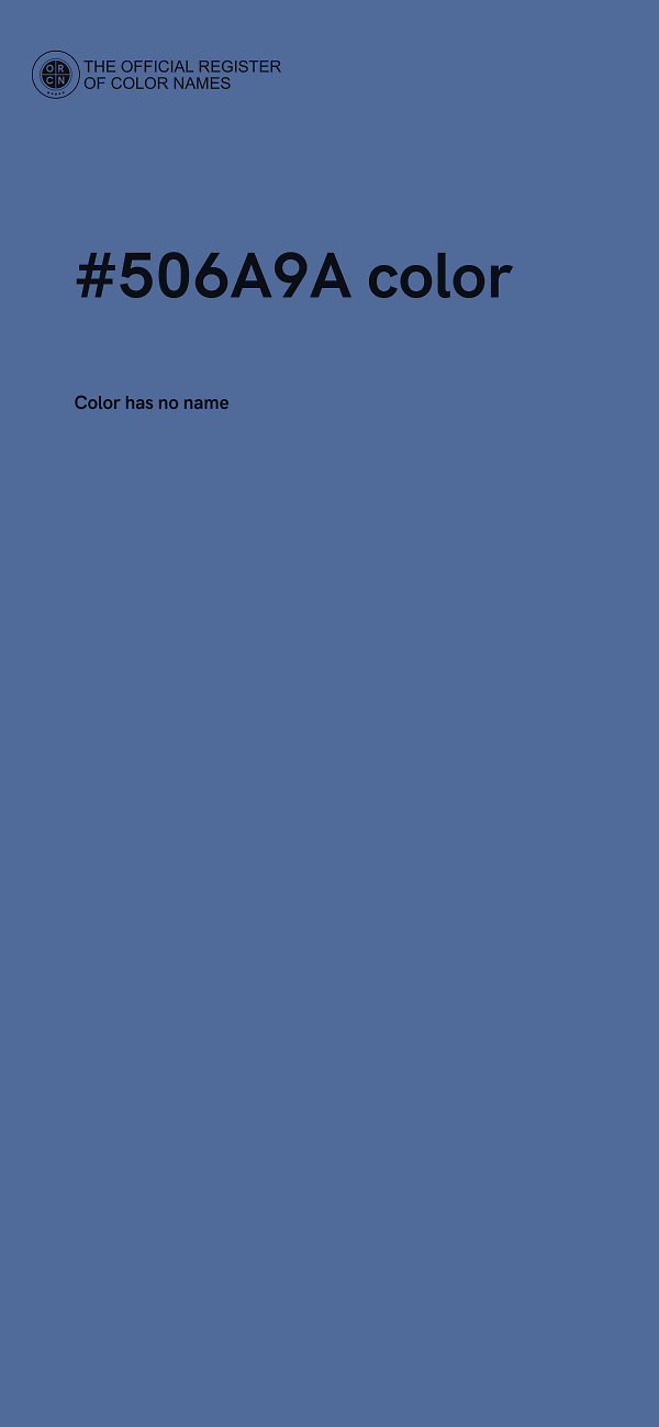 #506A9A color image