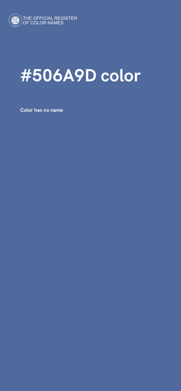 #506A9D color image