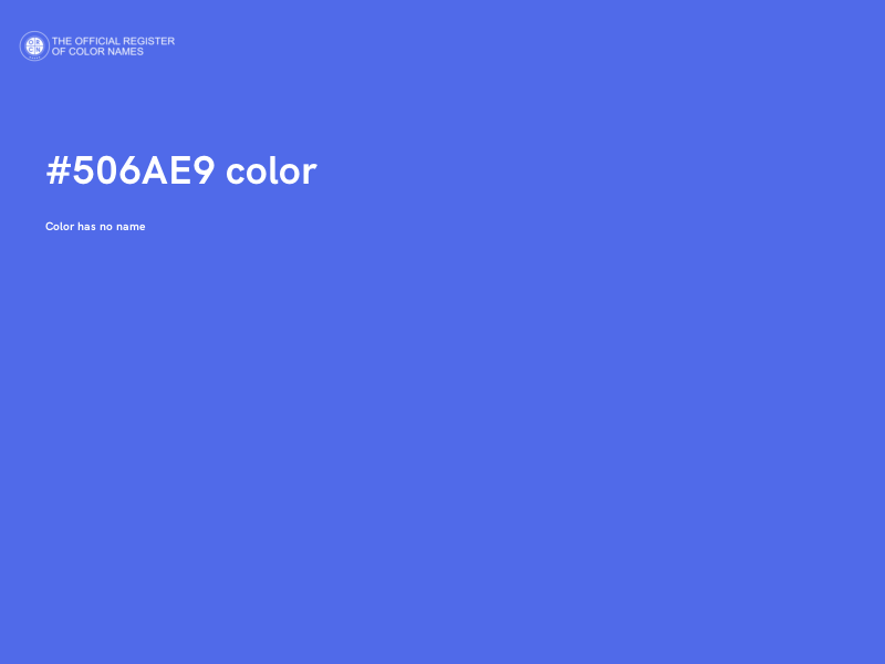 #506AE9 color image