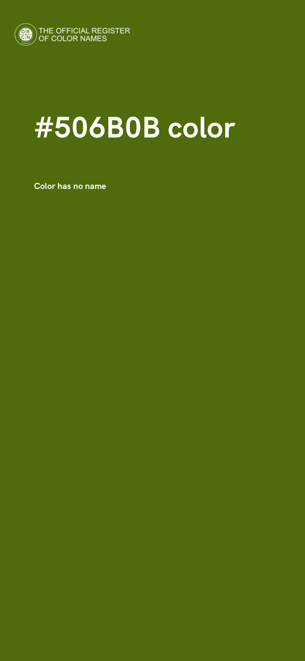 #506B0B color image