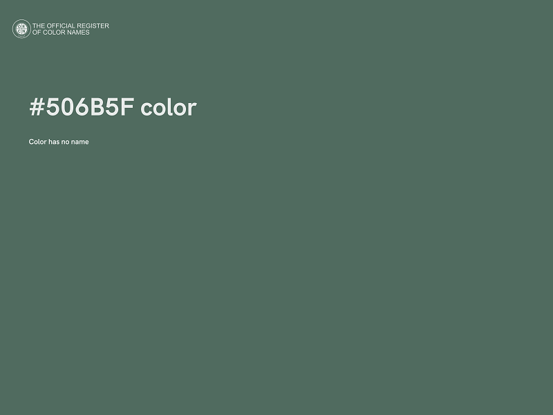 #506B5F color image