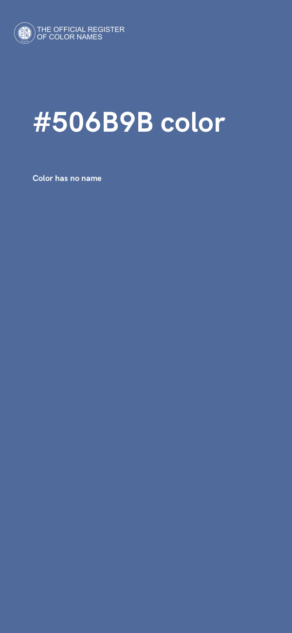 #506B9B color image