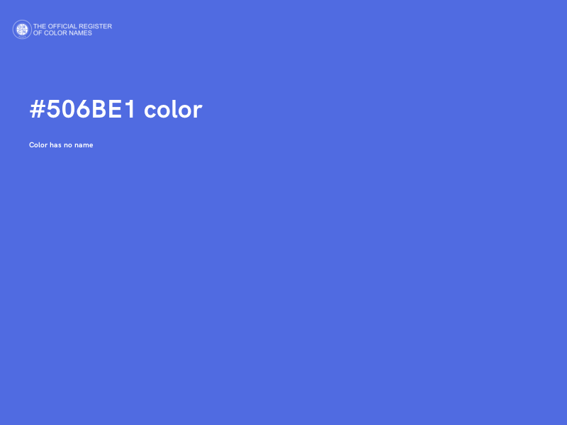 #506BE1 color image