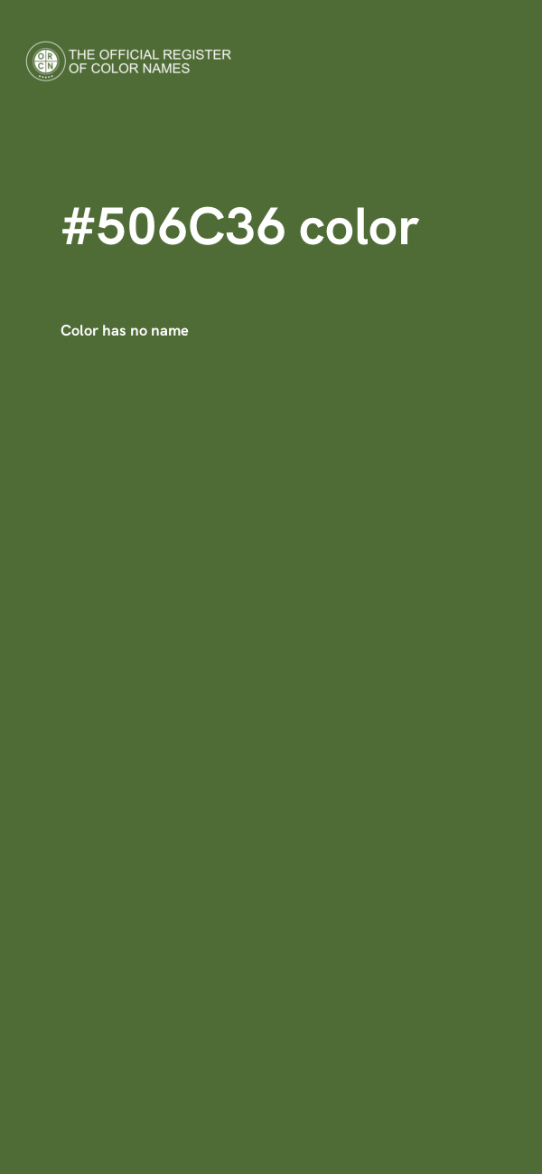 #506C36 color image
