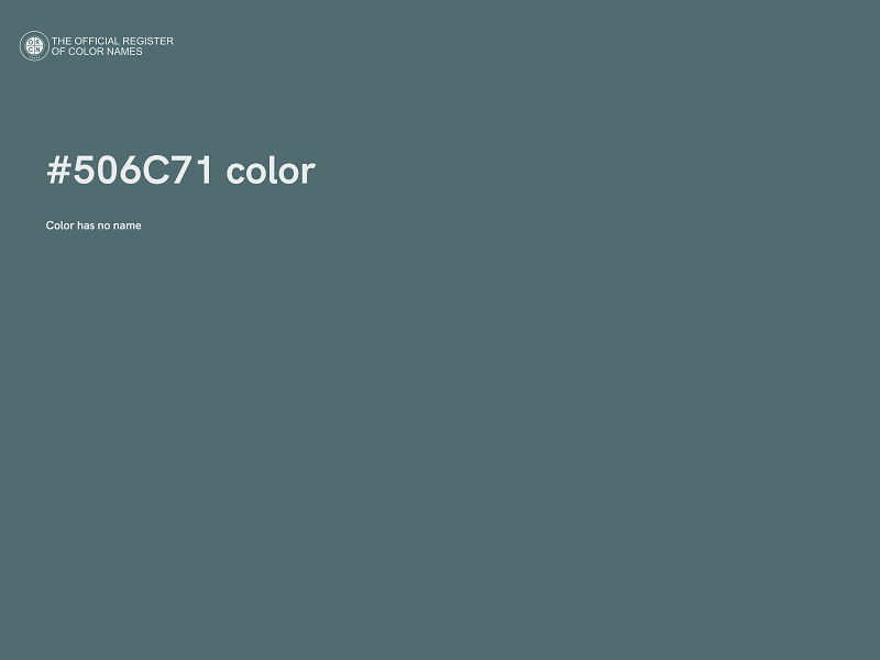 #506C71 color image