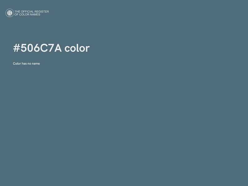 #506C7A color image