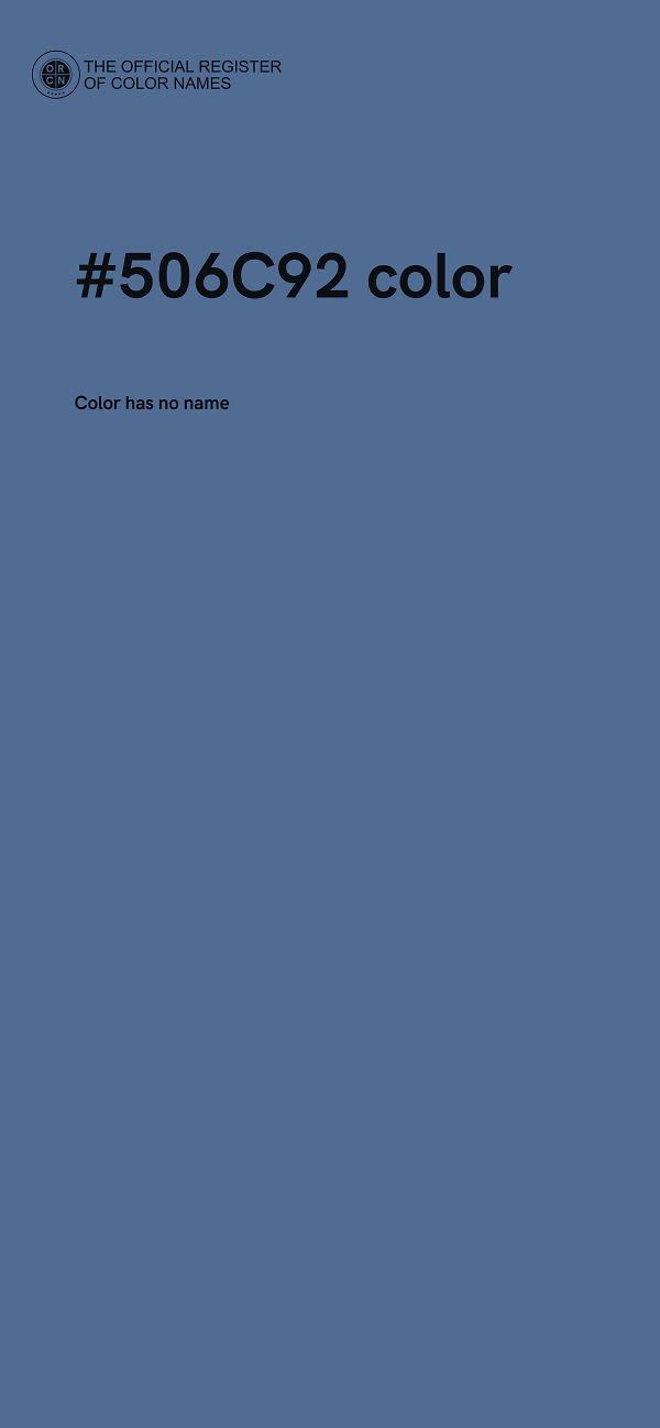 #506C92 color image