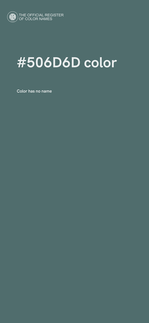 #506D6D color image