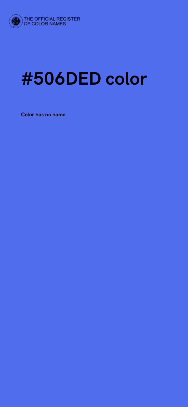 #506DED color image