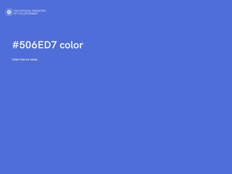 #506ED7 color image