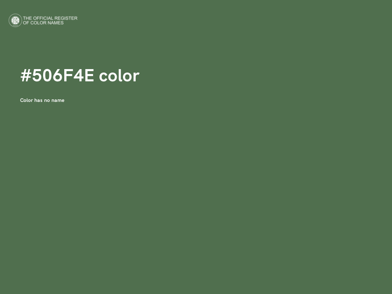 #506F4E color image