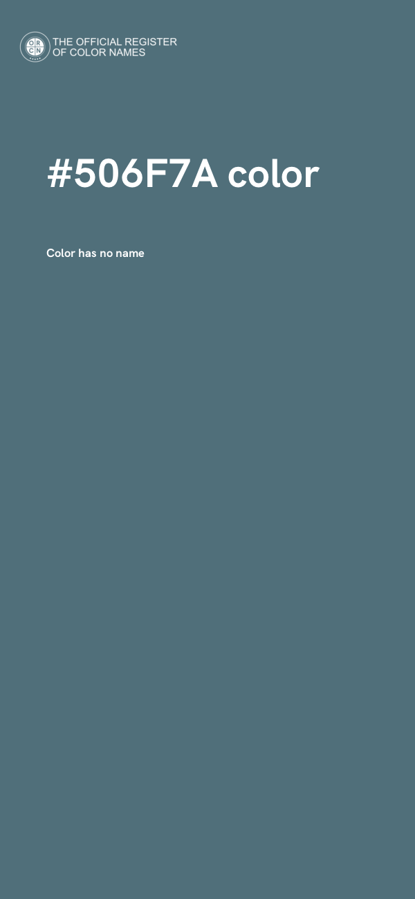 #506F7A color image