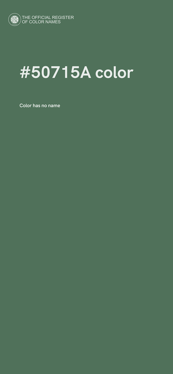 #50715A color image