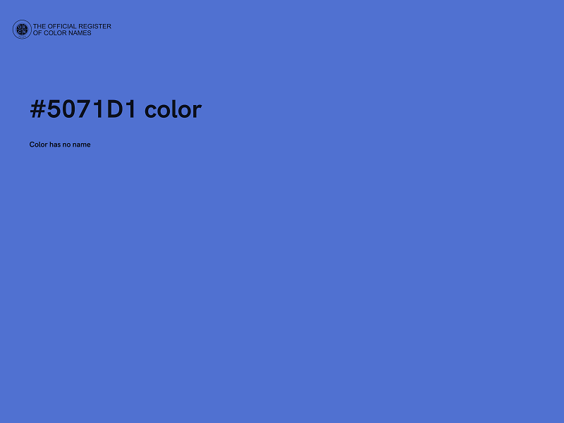 #5071D1 color image