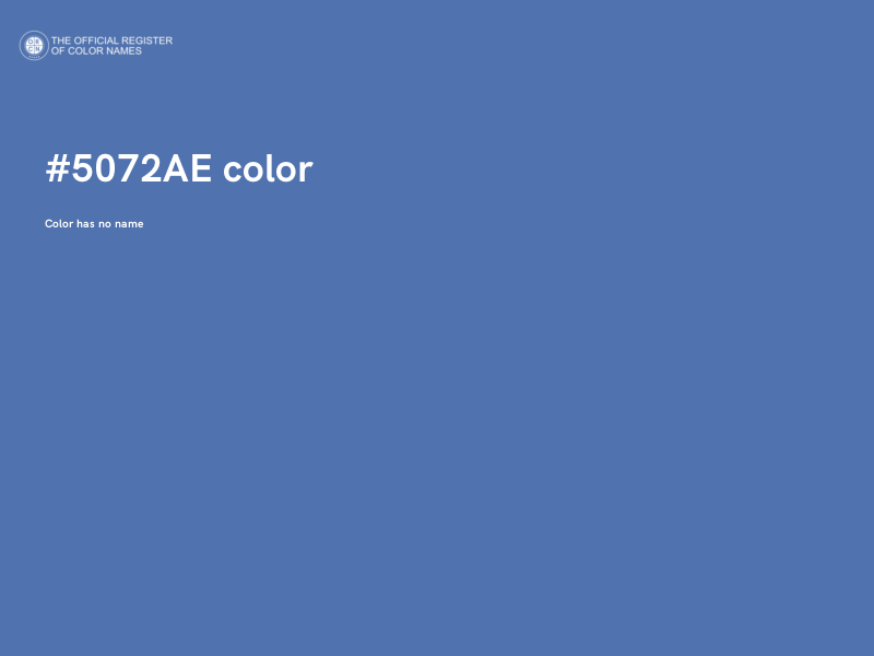 #5072AE color image