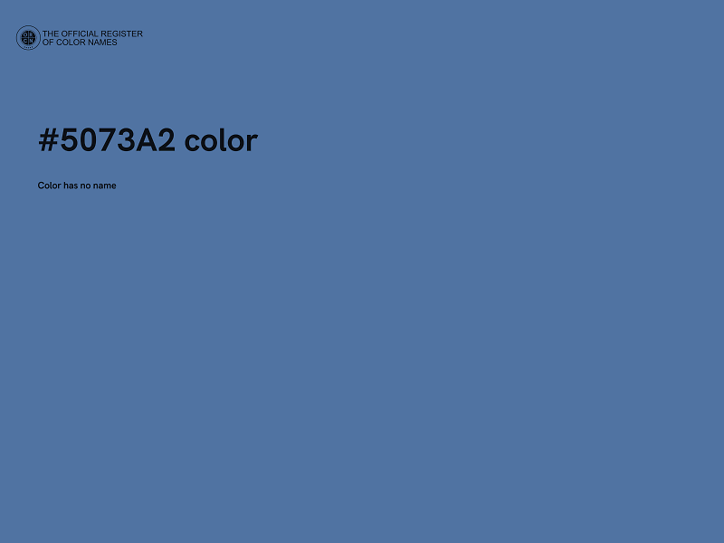 #5073A2 color image