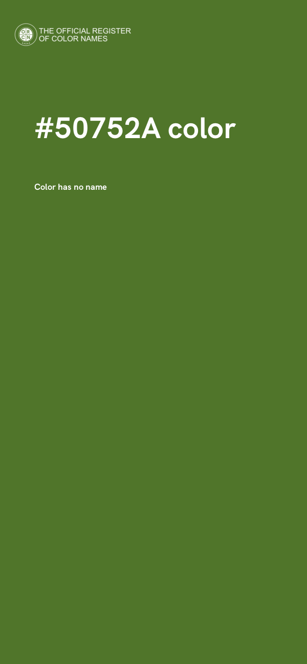 #50752A color image
