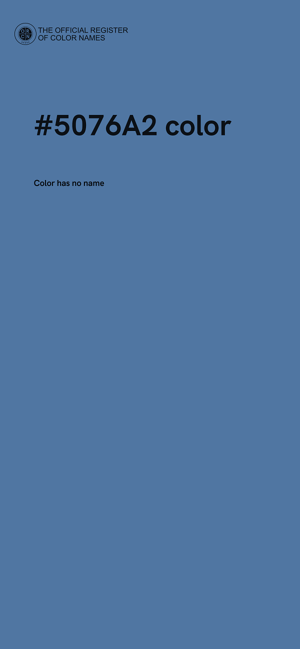 #5076A2 color image