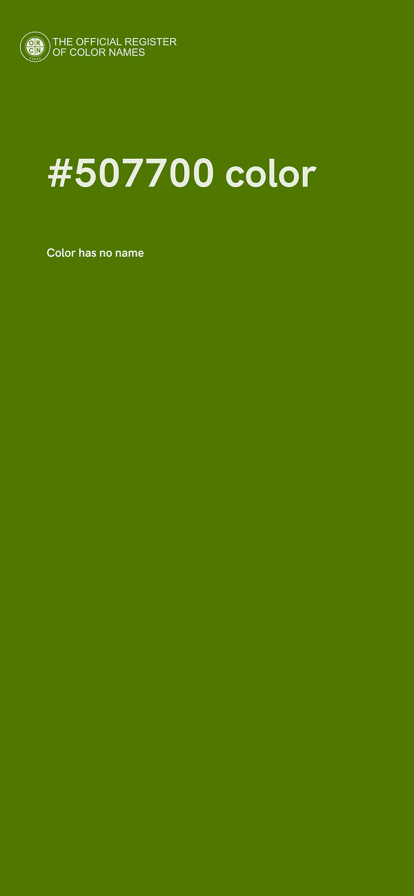 #507700 color image