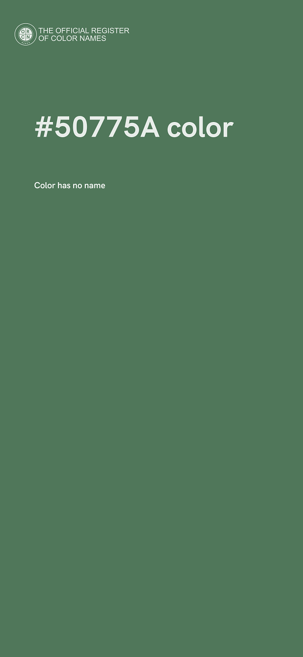 #50775A color image