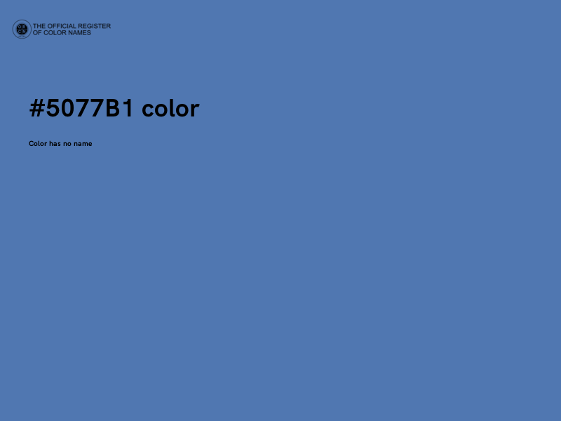 #5077B1 color image
