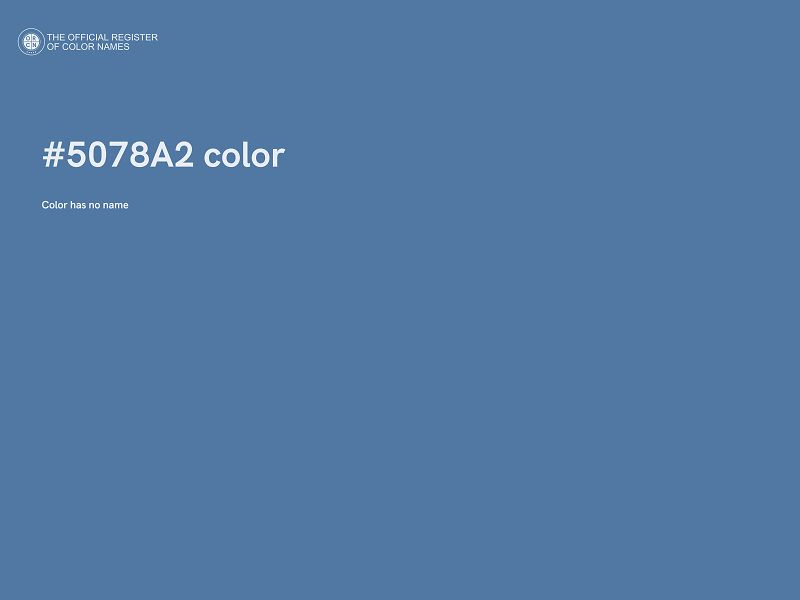 #5078A2 color image