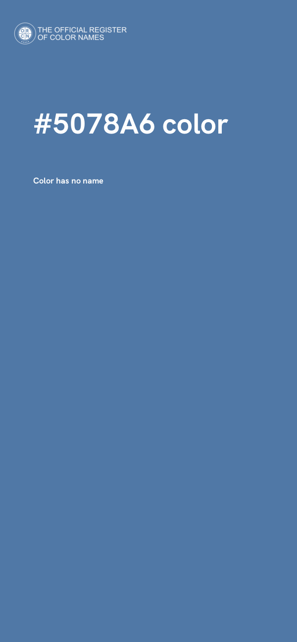 #5078A6 color image
