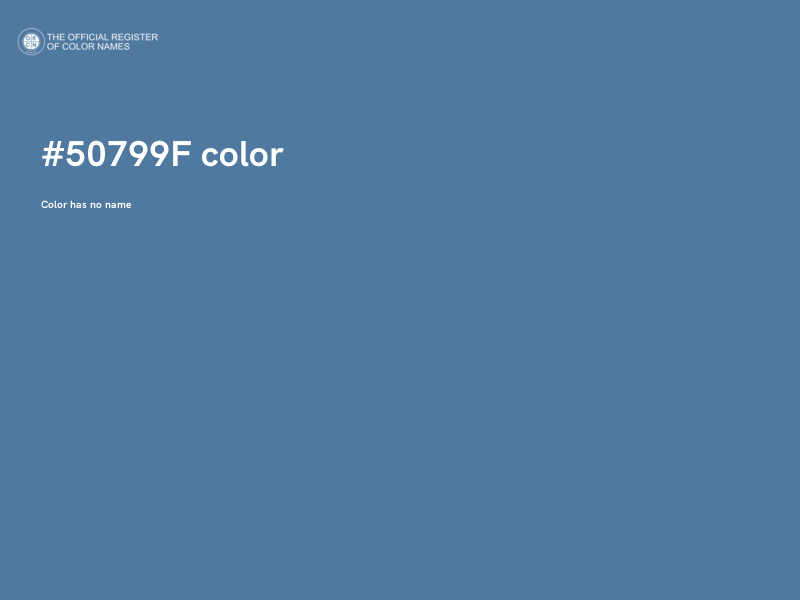 #50799F color image