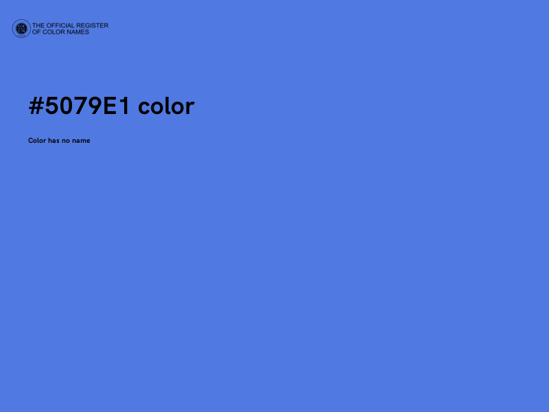 #5079E1 color image