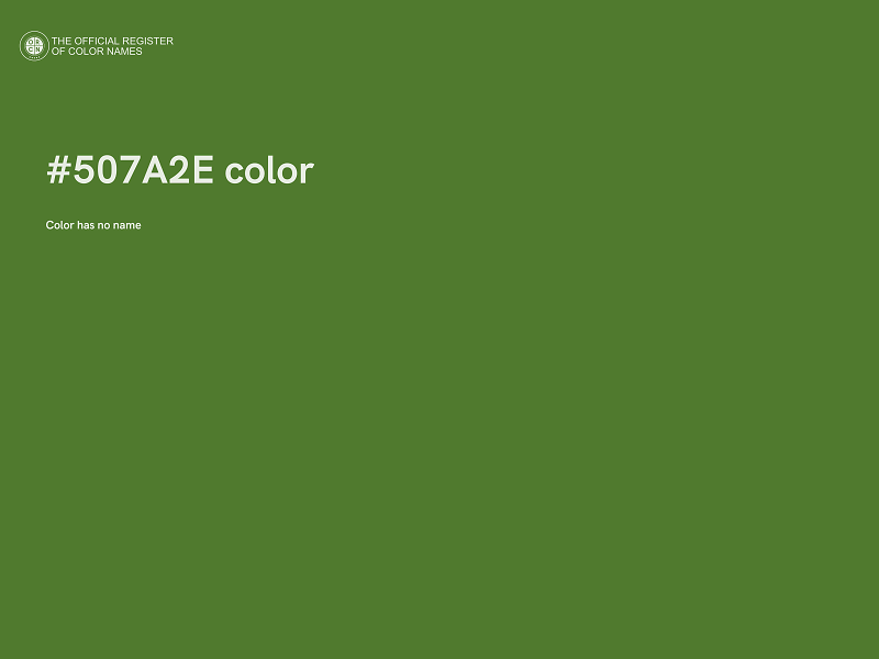 #507A2E color image