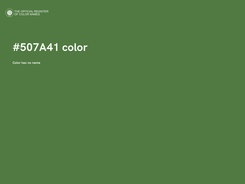 #507A41 color image