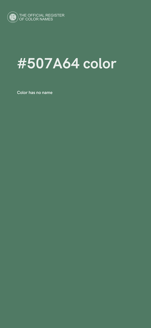 #507A64 color image