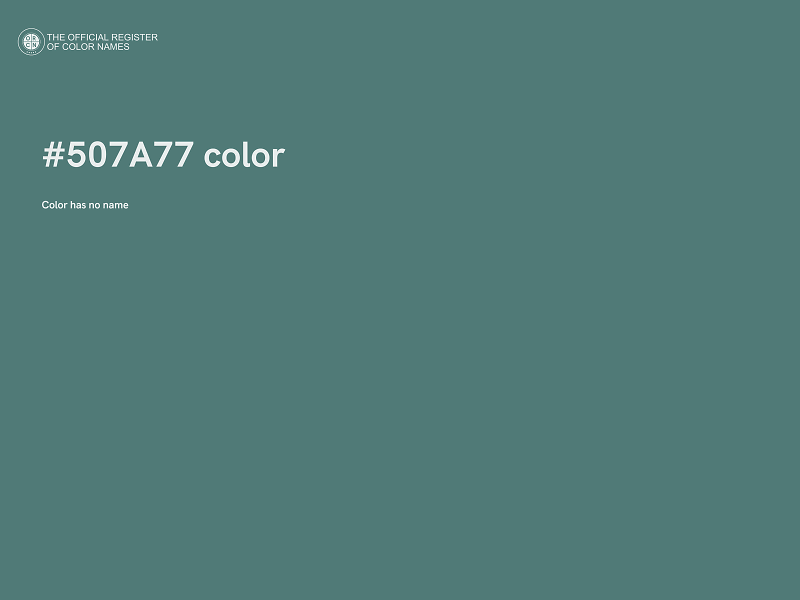 #507A77 color image