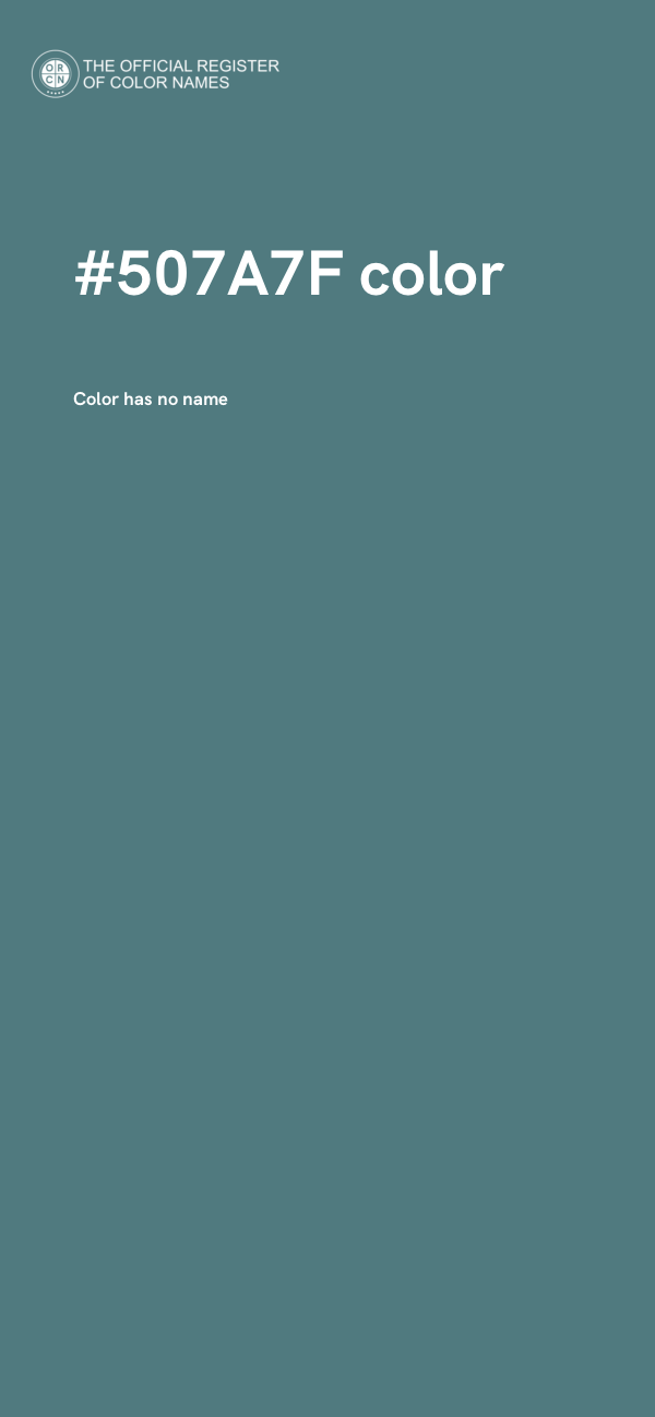 #507A7F color image